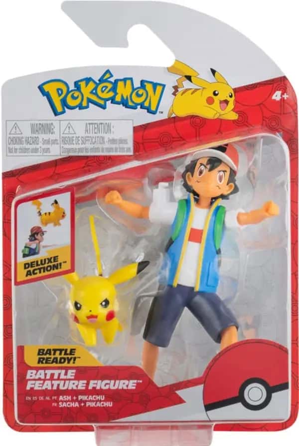 Pokemon Battle Feature Figure - Ash & Pikachu (Sword&Shield)