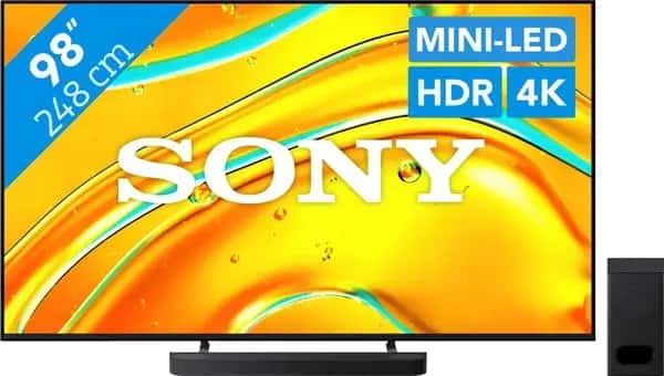Sony Bravia 5 98" XR Mini-led (2025) + Sony Bravia Theatre Bar 6 Zwart