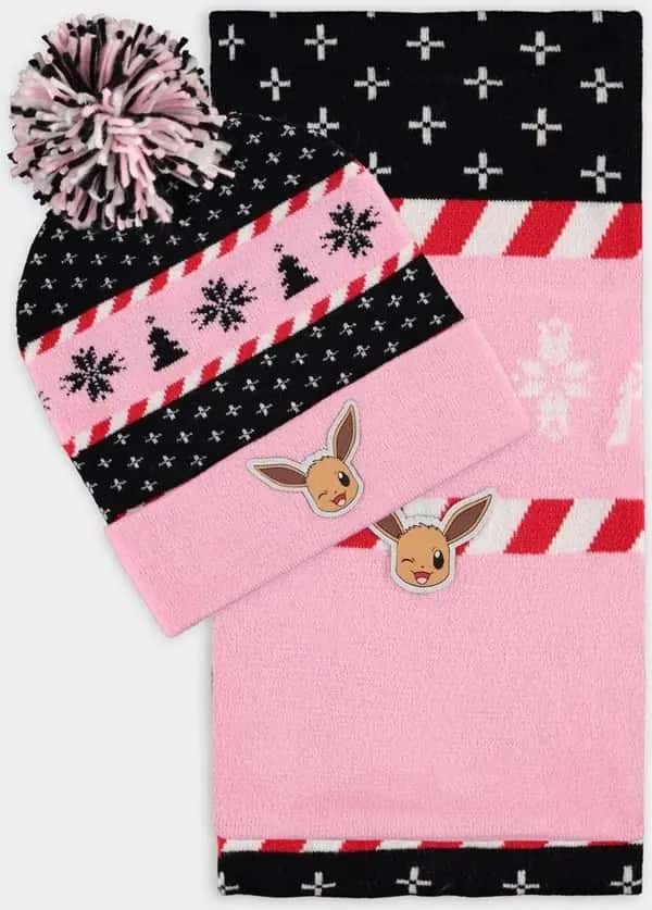 Pokemon - Eevee Colors Beanie & Scarf Gift Set