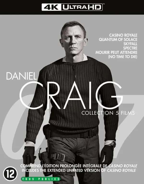 James Bond - Daniel Craig Collection 5 Films (Blu-Ray Ultra HD)