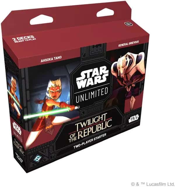 Star Wars: Unlimited TCG Twilight of the Republic Two-Player Starter