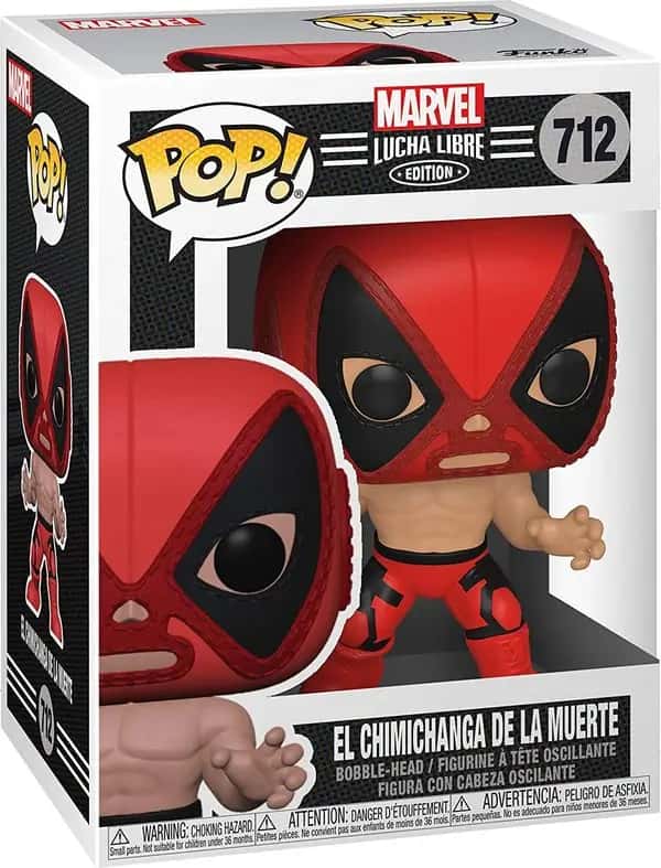 Marvel Lucha Libre Funko Pop Vinyl: El Chimichanga de la Muerte (Deadpool)