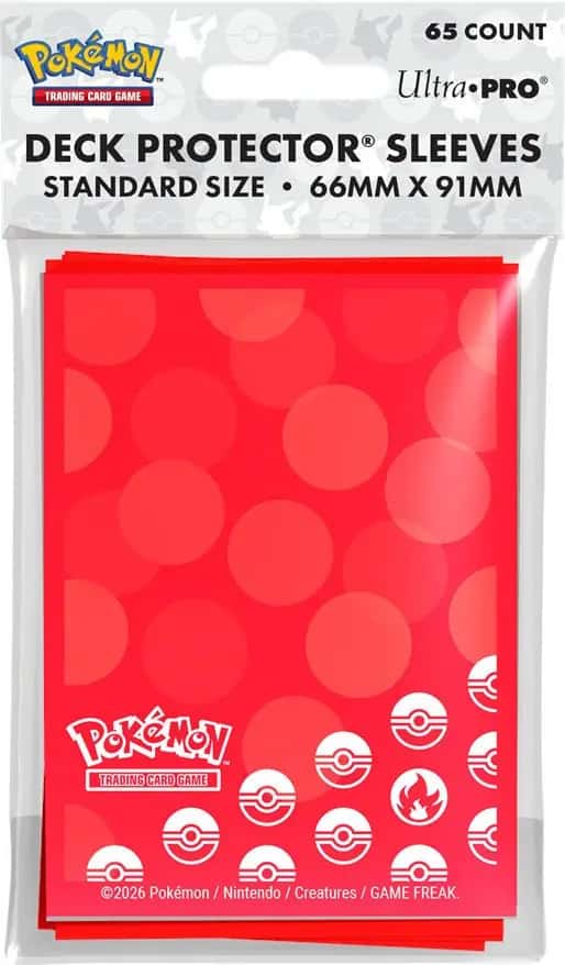 Pokemon TCG Deck Protector Energy Sleeves - Fire