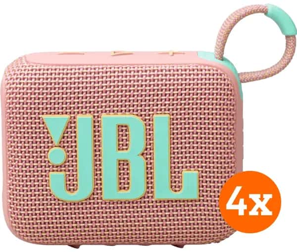 JBL Go 4 Roze 4-pack