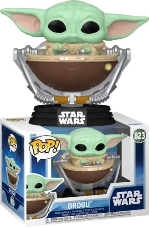 Star Wars The Mandalorian Funko Pop Vinyl: Grogu (in Hover Pram)