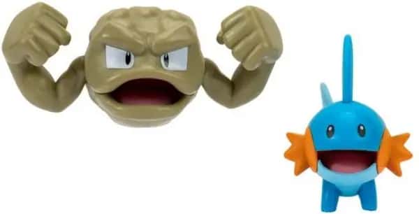 Pokemon Battle Figure Pack - Mudkip & Geodude