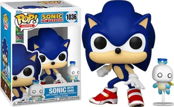 Sonic the Hedgehog Funko Pop Vinyl: Sonic with Hero Chao