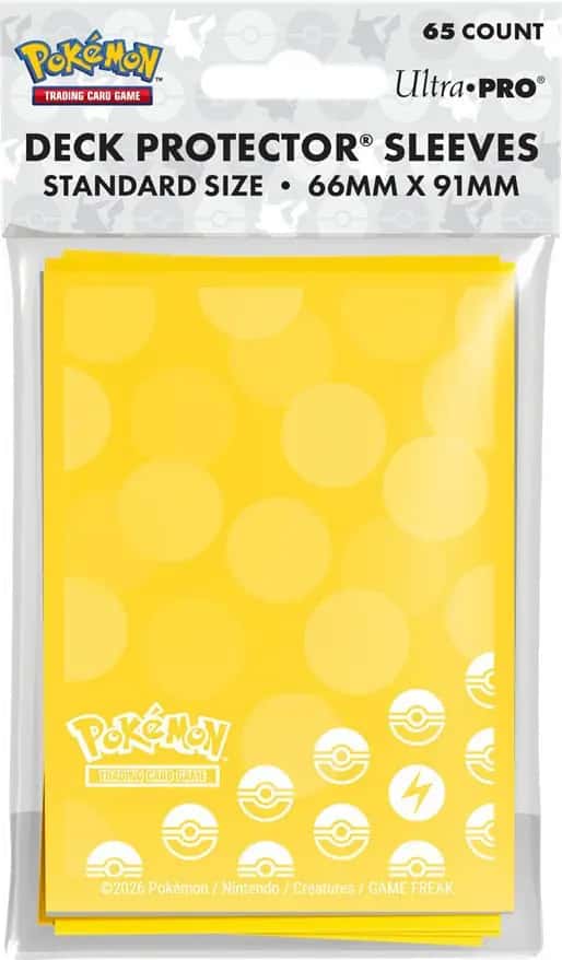 Pokemon TCG Deck Protector Energy Sleeves - Lightning