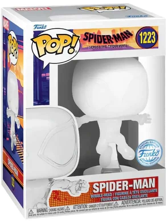 Spider-Man Across the Spiderverse Funko Pop Vinyl: Spider-Man Transparent (Special Edition)