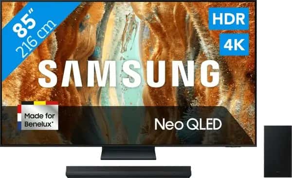 Samsung 85" Neo QLED QN73F 4K (2025) + Samsung HW-B750F (2025)