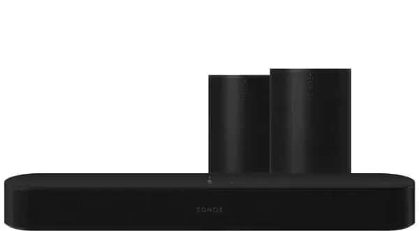 Sonos Beam Gen2 Zwart + Era 100 SL Duopack Zwart