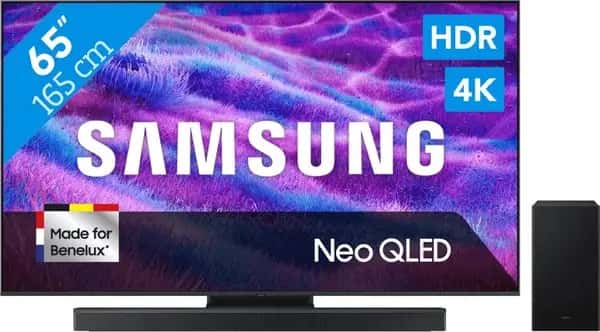 Samsung 65" Neo QLED QN82F 4K (2025) + Samsung HW-B750F (2025)