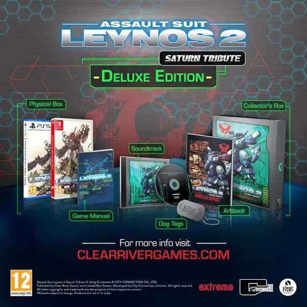 Assault Suit Leynos 2 Saturn Tribute Deluxe Edition (Nintendo Switch)