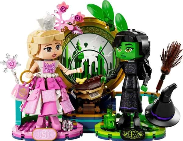 Elphaba en Glinda figuren