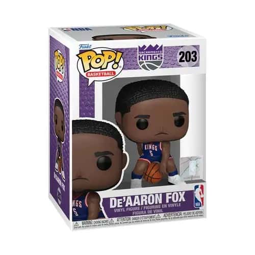Pop Basketball: NBA Sacramento Kings - De'Aaron Fox (City Edition) Funko Pop #203