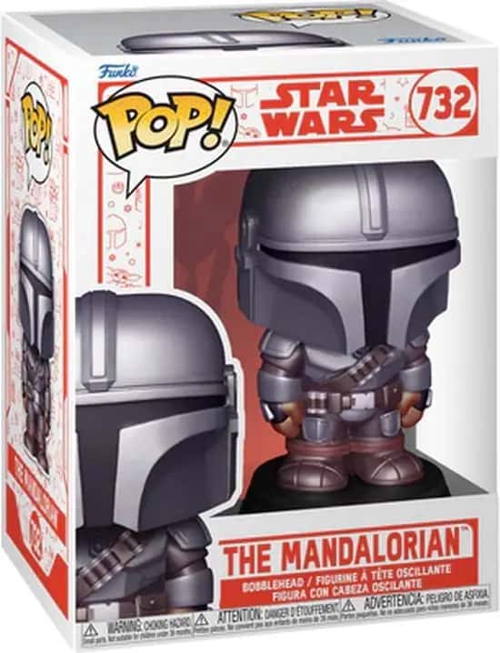 Star Wars The Mandalorian Holiday Funko Pop Vinyl: The Mandalorian