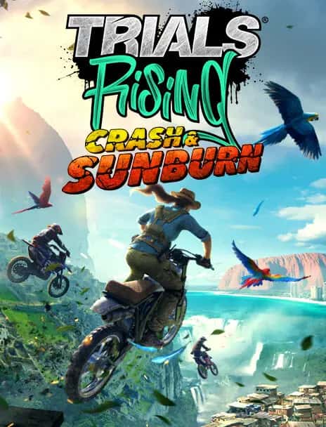 Trials Rising Crash & Sunburn