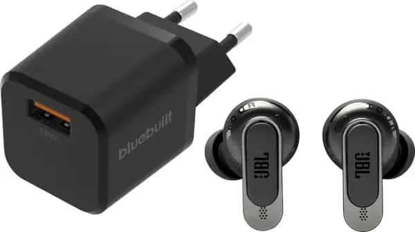 JBL Tour Pro 3 Zwart + BlueBuilt Quick Charge Oplader