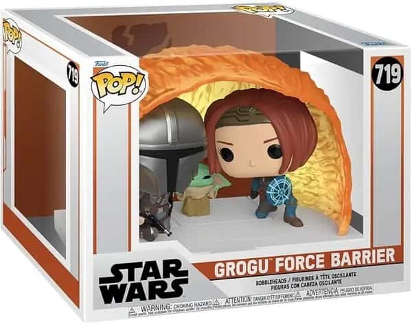 Star Wars The Mandalorian Funko Pop Vinyl: Grogu Force Barrier