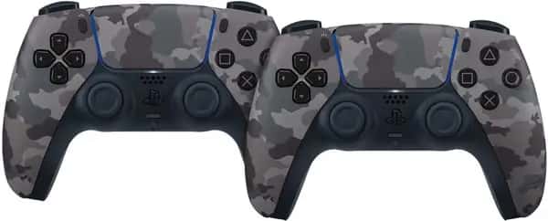 Sony PlayStation 5 DualSense Controller Grey Camo Duo Pack