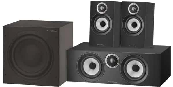 Bowers & Wilkins HTM6 S3 + ASW610 Zwart