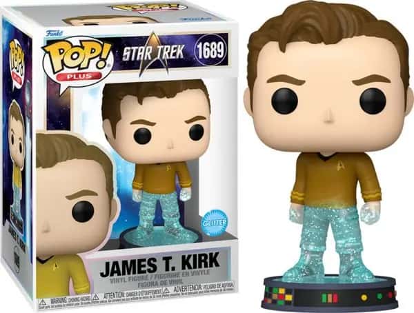 Star Trek Picard Funko Pop Vinyl: Transporting James T. Kirk (Glitter)