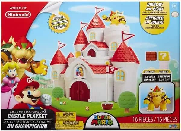 World of Nintendo - Mushroom Kingdom Castle Playset