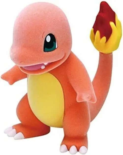 Pokemon Deluxe Flocked Doll Figure - Charmander