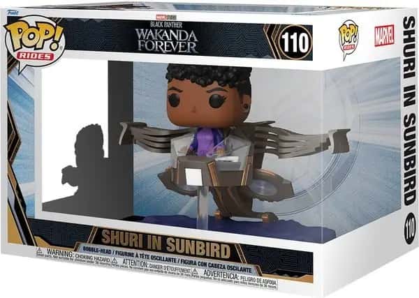 Black Panther Wakanda Forever Funko Pop Vinyl: Shuri in Sunbird