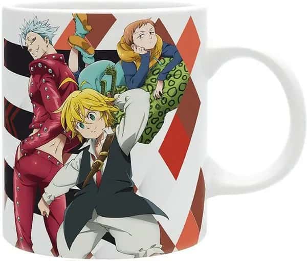 The Seven Deadly Sins Mug - Meliodas, Ban, & King