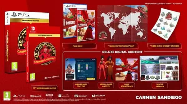 Carmen Sandiego 40th Anniversary Edition (PlayStation 5)