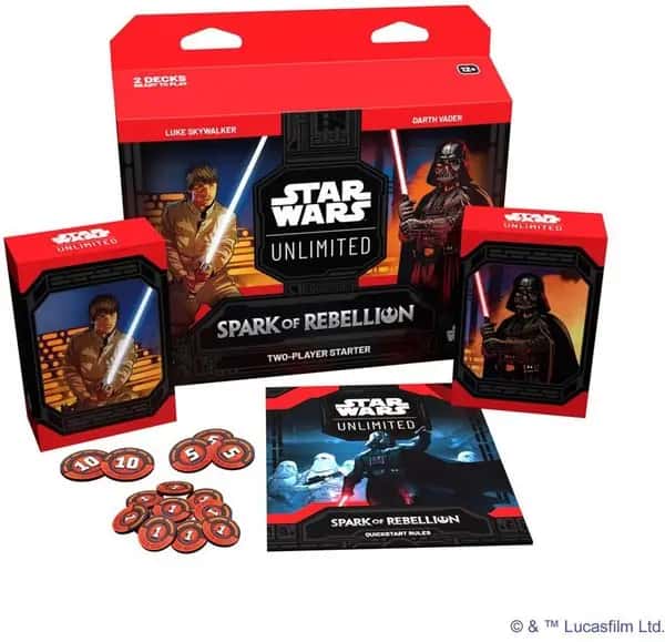 Star Wars: Unlimited TCG Spark of Rebellion 2-Player Starter Pack