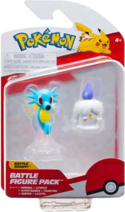 Pokemon Battle Figure Pack - Horsea & Litwick