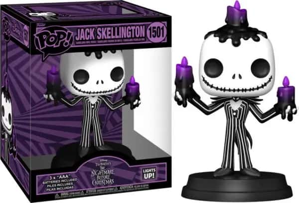 Disney Nightmare Before Christmas Oversized Funko Pop Vinyl: Jack Skellington (with SFX)