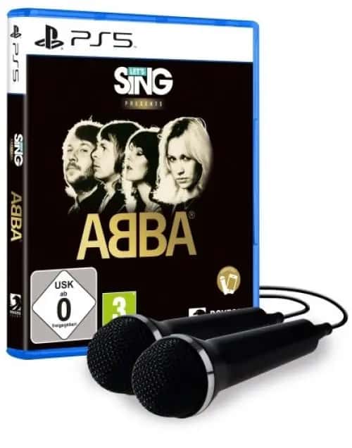 Let's Sing ABBA + 2 Microphones (PlayStation 5)