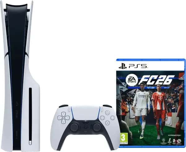 PlayStation 5 Slim Disc Edition + EA Sports FC 26