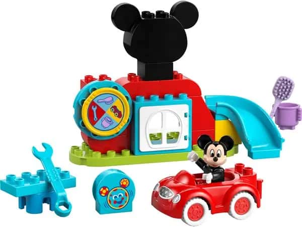 Mickey Mouse clubhuis en auto