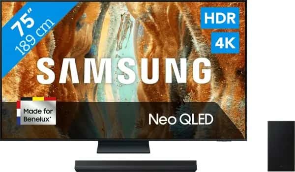 Samsung 75" Neo QLED QN73F 4K (2025) + Samsung HW-B66CF (2025)