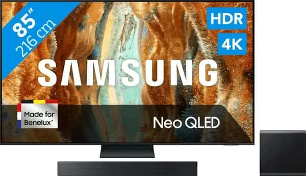 Samsung 85" Neo QLED QN73F 4K (2025) + Samsung HW-QS700F (2025)
