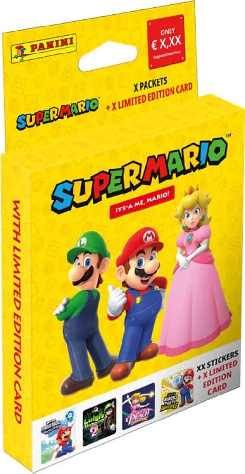 Super Mario Stickers 2 Eco Blister