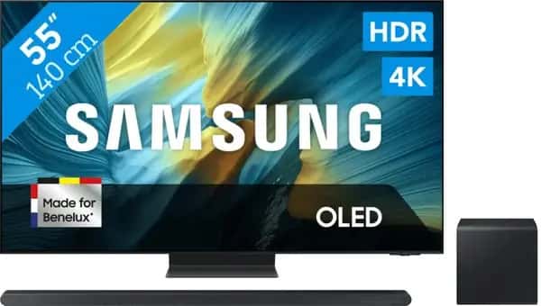 Samsung 55" OLED S95F 4K (2025) + Samsung HW-S800D Zwart