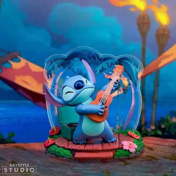 Disney Lilo & Stitch Abystyle Figure - Guitar Stitch