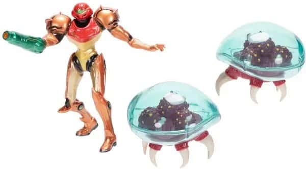 World of Nintendo Metroid Mini Figure 3-Pack - Samus Bounty Hunter