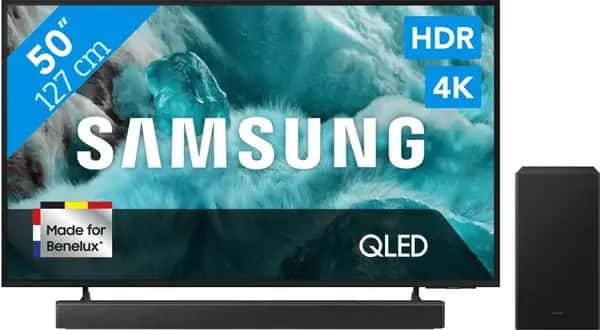 Samsung 50" QLED Q7F4 4K (2025) + Samsung HW-B450F (2025)