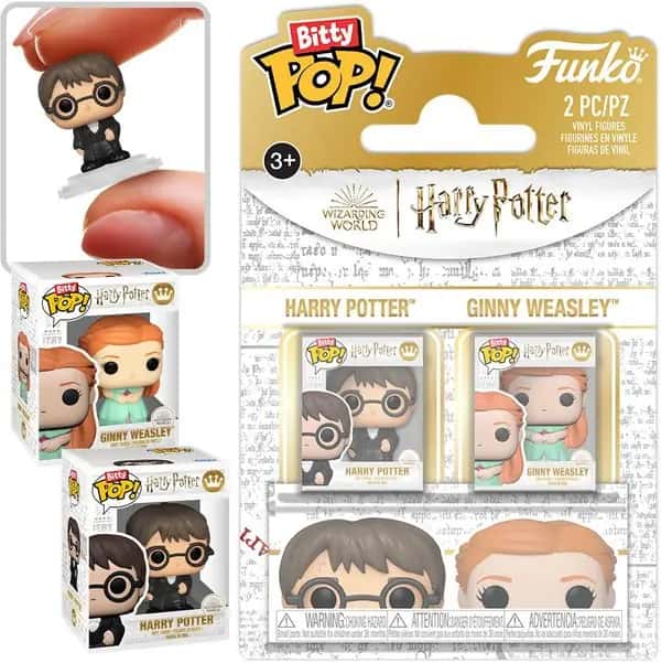 Harry Potter Funko Bitty Pop! 2-Pack: Harry Potter & Ginny Weasley