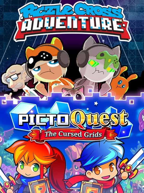 Piczle Cross Adventure & PictoQuest: The Cursed Grids (Code in A Box) - Nintendo Switch - Adventure