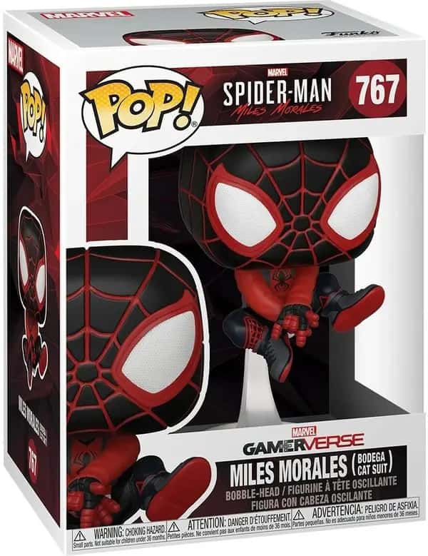 Spider-Man Miles Morales Funko Pop Vinyl: Miles Morales Bodega Cat Suit