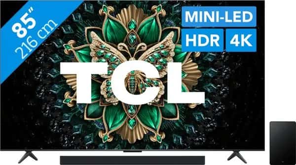 TCL 98" QD Mini-led C61K 4K (2025) + TCL Q65H