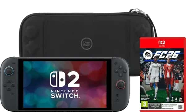 Nintendo Switch 2 + EA Sports FC 26 + BlueBuilt Beschermhoes