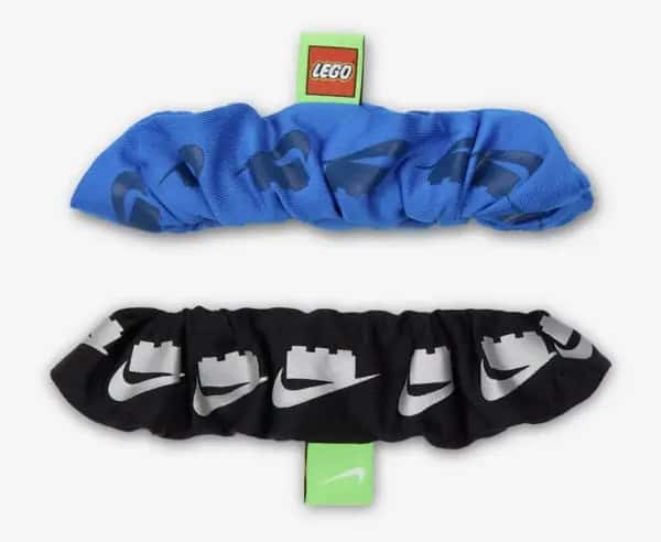Nike x LEGO collectie haarelastieken met stof (2 stuks)